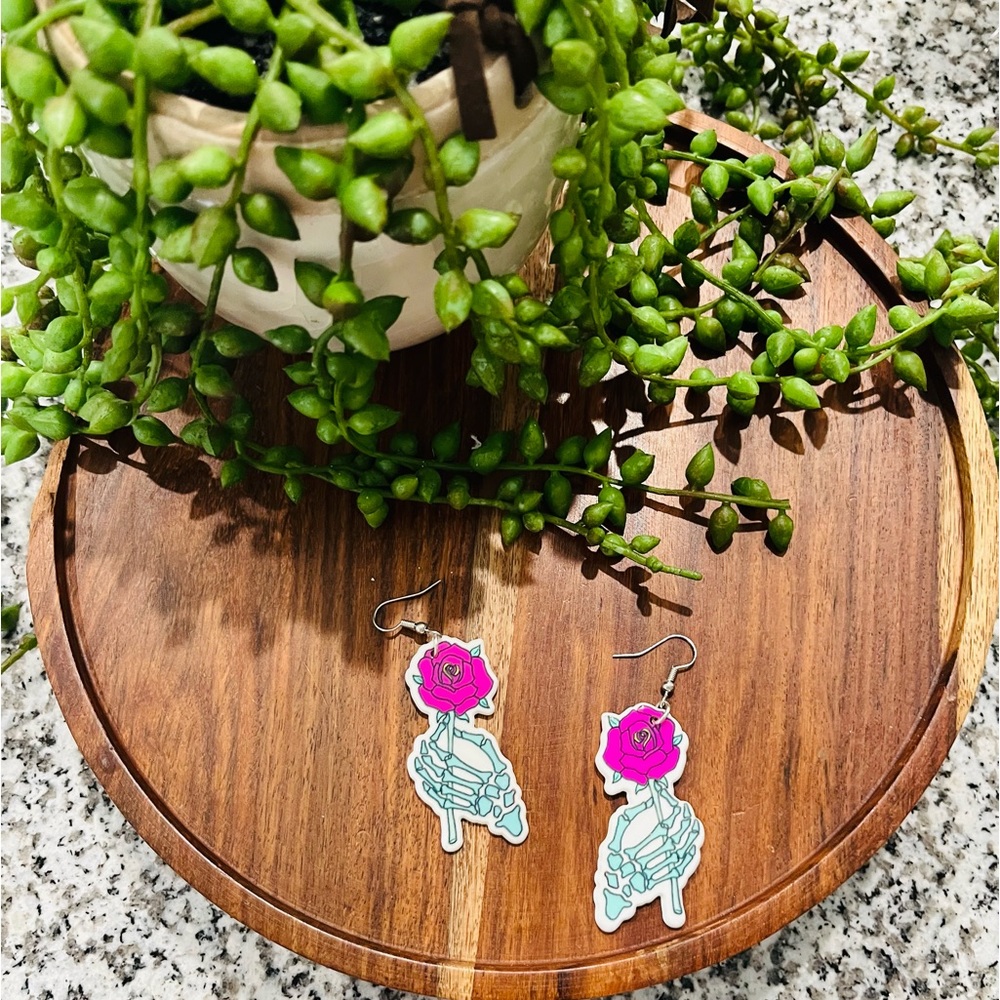 Brand new pastel goth earrings